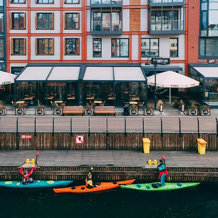 Deo Plaza Luksusowe Z Widokiem Na Motlawe By Renters 公寓 格但斯克