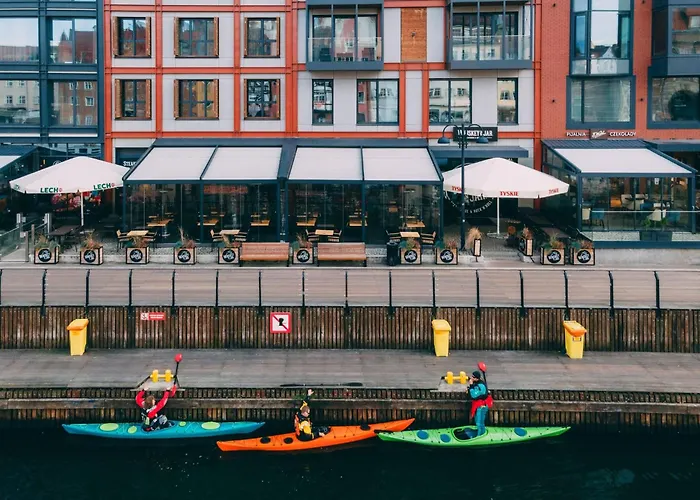 Deo Plaza Luksusowe Z Widokiem Na Motlawe By Renters 公寓 格但斯克